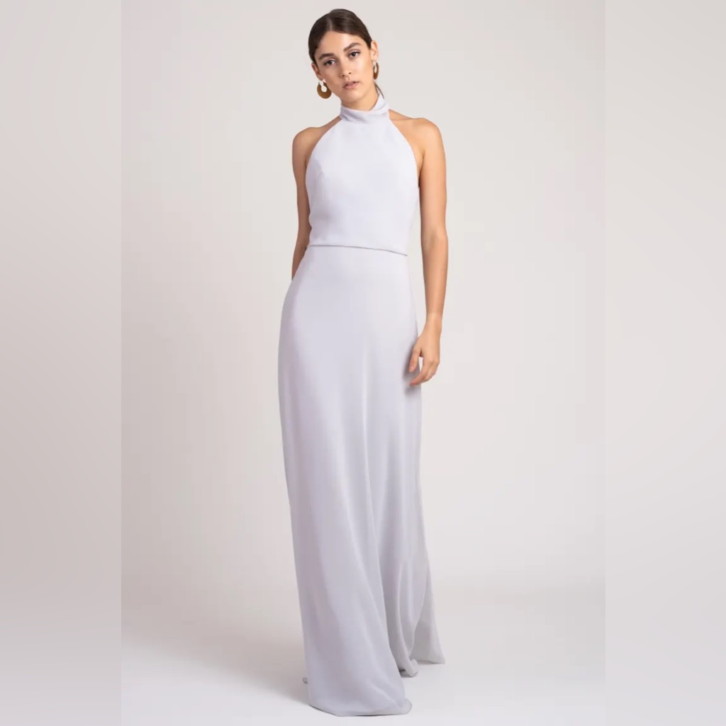 Jenny Yoo Brett + Dress In Cloud